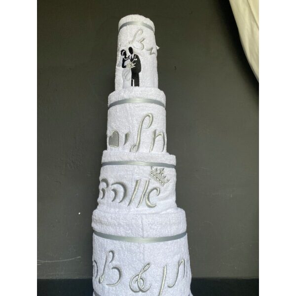 עוגת מגבות לחתן כלה